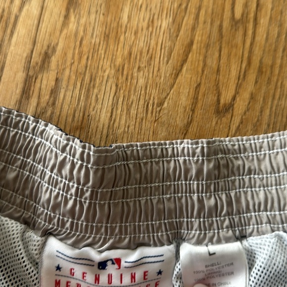 NY Yankee Men's Bathing Swim Trunks Blue Gray Sz L - Picture 3 of 6